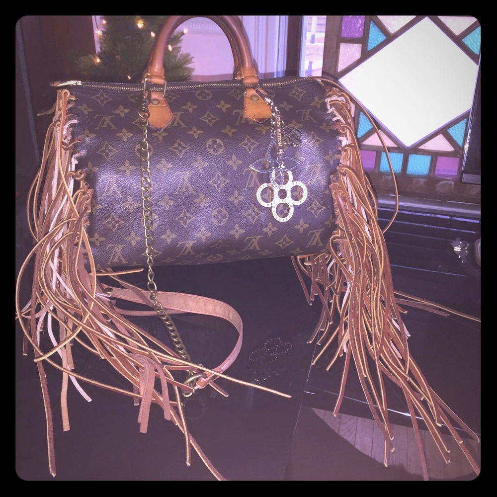 Louis Vuitton Fringe Speedy 35
